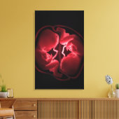 Konzeptuelles Bild einer Gebärmutter mit Zwillinge Leinwanddruck (Insitu (Wohnzimmer))