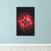 Konzeptuelles Bild einer Gebärmutter mit Zwillinge Leinwanddruck (Insitu (Holzboden))