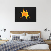 Konzeptuelles Bild einer Thrombozyte Leinwanddruck (Insitu (Schlafzimmer))