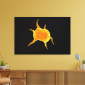 Konzeptuelles Bild einer Thrombozyte Leinwanddruck (Insitu (Wohnzimmer))