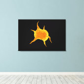 Konzeptuelles Bild einer Thrombozyte Leinwanddruck (Insitu (Holzboden))