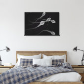 Konzeptuelles Bild männlicher Spermien Leinwanddruck (Insitu (Schlafzimmer))