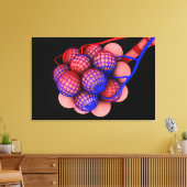Konzeptuelles Bild von Alveoli 1 Leinwanddruck (Insitu (Wohnzimmer))