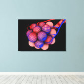 Konzeptuelles Bild von Alveoli 1 Leinwanddruck (Insitu (Holzboden))