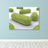 Konzeptuelles Bild von Bakterien 1 Leinwanddruck (Insitu (Holzboden))