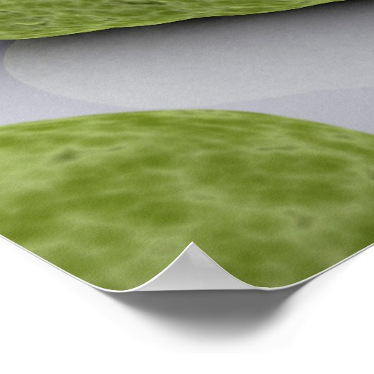 Konzeptuelles Bild von Bakterien 1 Poster (Ecke)