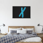 Konzeptuelles Bild von Chromosom 3 Leinwanddruck (Insitu (Schlafzimmer))