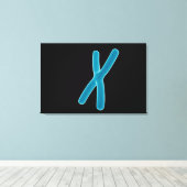 Konzeptuelles Bild von Chromosom 3 Leinwanddruck (Insitu (Holzboden))