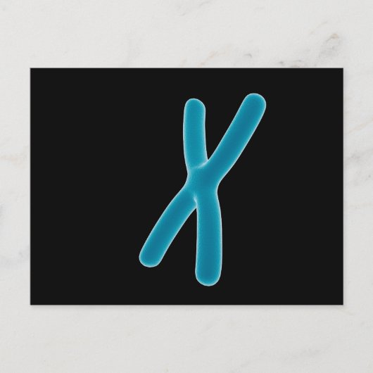 Konzeptuelles Bild von Chromosom 3 Postkarte (Vorderseite)