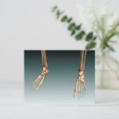 Konzeptuelles Bild von Knochen in menschlichen Bei Postkarte (Stehend Vorderseite)