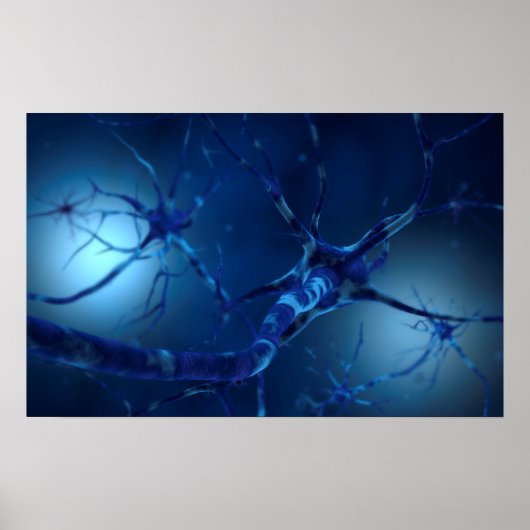 Konzeptuelles Bild von Neuron 2 Poster (Vorne)