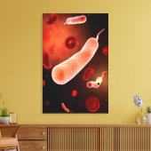 Konzeptuelles Bild von Vibrio Cholerae 2 Leinwanddruck (Insitu (Wohnzimmer))