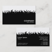 Konzert 02 - Schwarz/Weiß Visitenkarte (Vorne/Hinten)