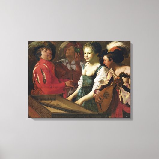 Konzert, 1626 leinwanddruck (Vorderseite)