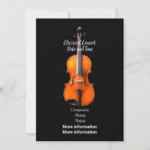 Konzert-Ankündigung Einladung (Vorderseite)