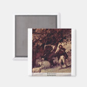 Konzert auf dem Lande von Giorgione Magnet (Vorderseite/Rückseite)