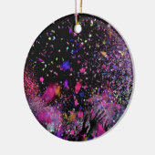 Konzert Confetti Keramik Ornament (Links)