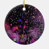 Konzert Confetti Keramik Ornament (Hinten)
