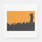 Konzert Crowd Paper Napkins Serviette (Vorderseite)