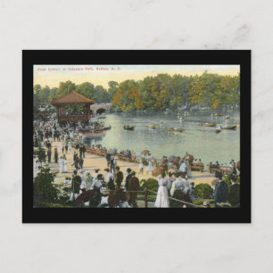 Konzert, Delaware Park, Buffalo 1911 Vintage Postkarte