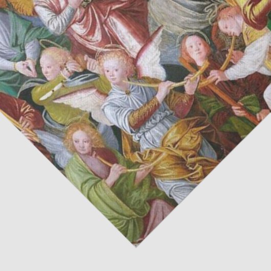 Konzert der Engel von Gaudenzio Ferrari  Seidenpapier (Ausschnitt)