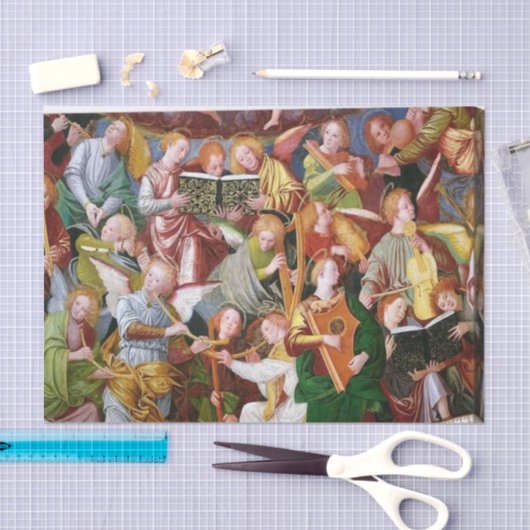 Konzert der Engel von Gaudenzio Ferrari Seidenpapier (Handwerk)