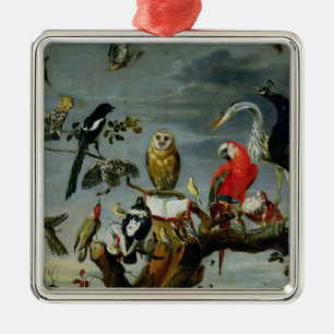 Konzert der Vögel Ornament Aus Metall
