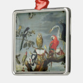 Konzert der Vögel Ornament Aus Metall (Links)