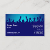 Konzert - Dk Blue & Cyan Visitenkarte (Rückseite)