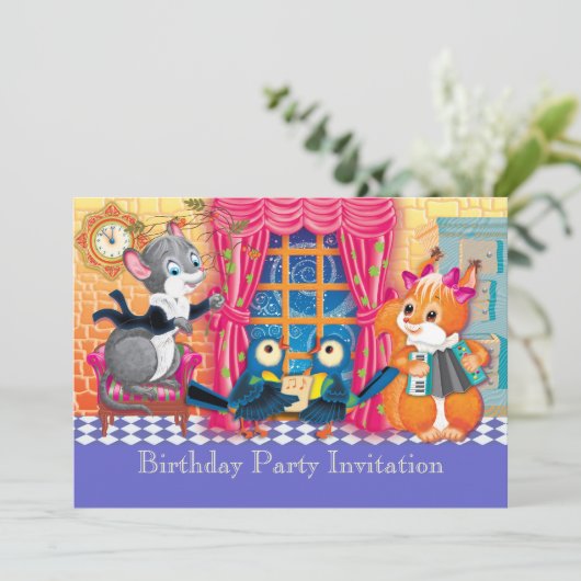 Konzert Einladung (Stehend Vorderseite)