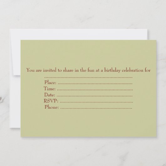 Konzert Einladung (Rückseite)