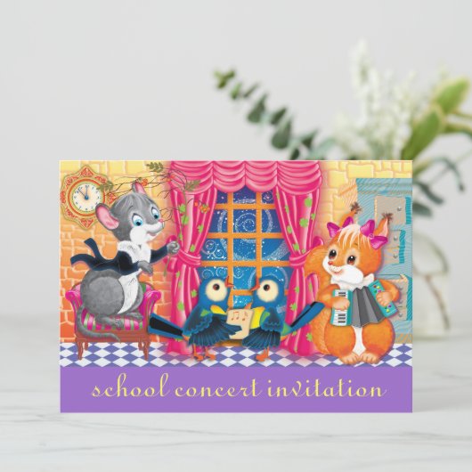 Konzert Einladung (Stehend Vorderseite)