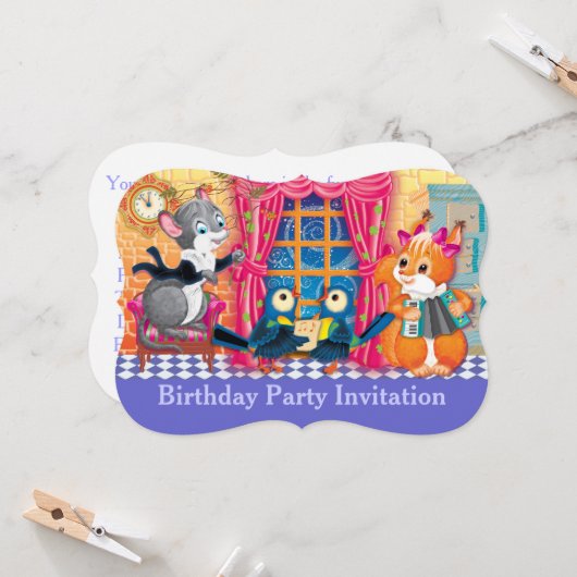 Konzert Einladung (Vorderseite/Rückseite Beispiel)