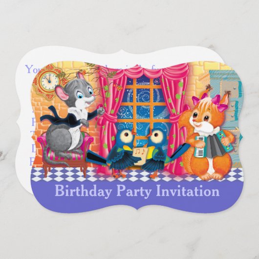 Konzert Einladung (Vorne/Hinten)