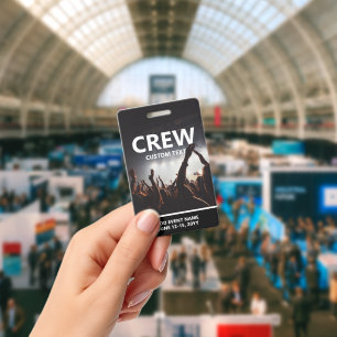 Konzert Event Access Pass Personalisierte Crew Abz Ausweis