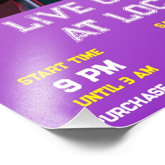 Konzert Fotodruck (Ecke)