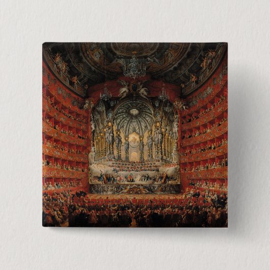 Konzert gegeben von Cardinal de La Rochefoucauld Button (Vorderseite)