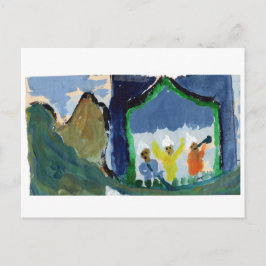 Konzert in den Bergen Postkarte