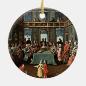 Konzert in einem privaten Haus Keramikornament (Hinten)