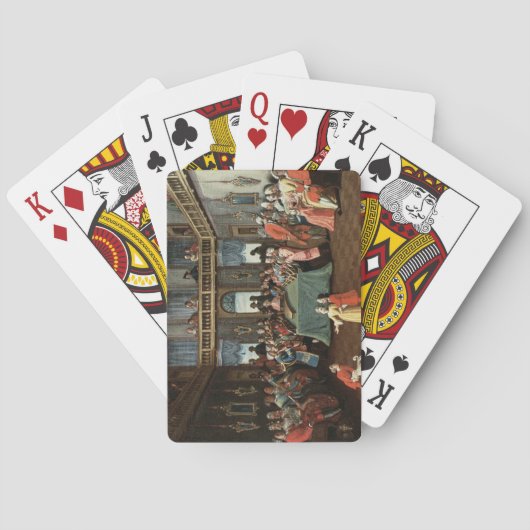 Konzert in einem Privathaus Spielkarten (Rückseite)
