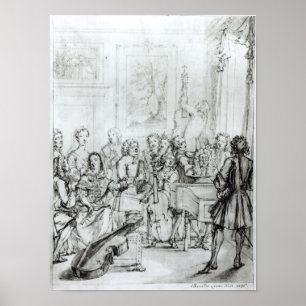 Konzert in Montague House, 1736 Poster