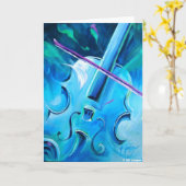 Konzert Invierno Gruß-Karte Karte (Gelbe Blume)