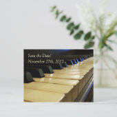 Konzert oder Erwägung Save the Date Postkarte (Stehend Vorderseite)