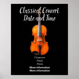 Konzert-Poster zum Anpassen Poster