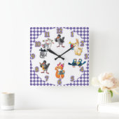 Konzert Quadratische Wanduhr (Zuhause)