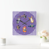 Konzert Quadratische Wanduhr (Zuhause)