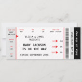 Konzert Ticket Einzigartig Funny Pregnancy Ankündi Einladung (Vorderseite)