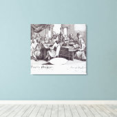 Konzert-Ticket für Marias Kapelle Leinwanddruck (Insitu (Holzboden))