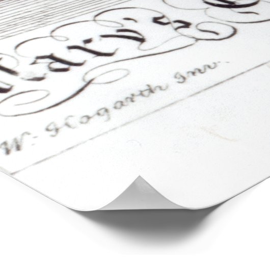 Konzert-Ticket für Marias Kapelle Poster (Ecke)