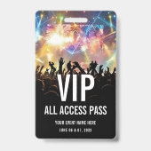 Konzert-Ticket VIP All Access Pass  Ausweis (Vorderseite)